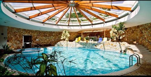 Bazén v ubytování Hotel FLÓRA retro nebo v jeho okolí