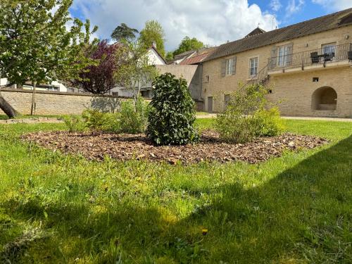 a garden in the yard of a house at La Maison des Belles Filles in Pernand-Vergelesses