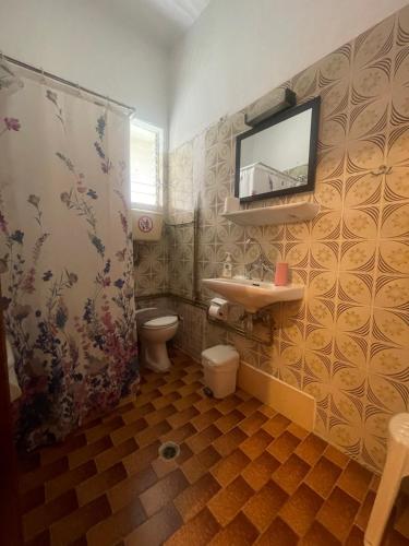 Koupelna v ubytování Pislis Rooms