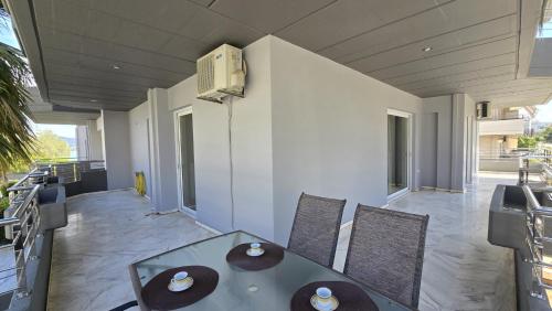 Posezení v ubytování Sea View Apartment