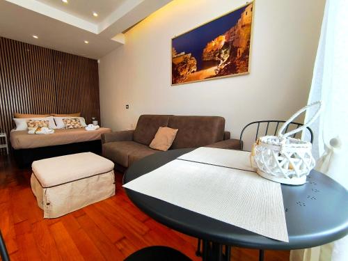 Posezení v ubytování le dimore di Magda suite & rooms