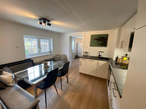 Kuchyň nebo kuchyňský kout v ubytování Tini House