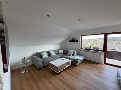 Χώρος καθιστικού στο Ferienwohnung am sonnigen Südhang