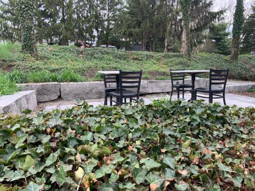 Taman di luar South Landing Inn