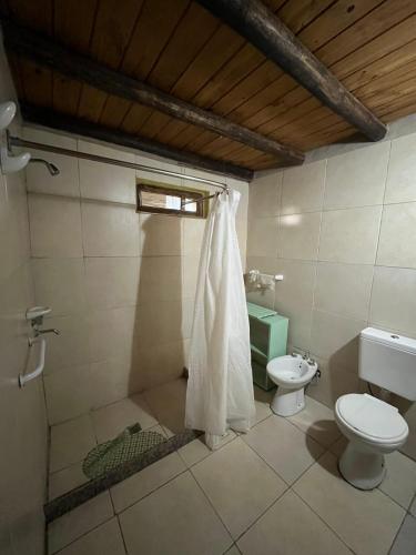 Koupelna v ubytování Chalet Los Troncos
