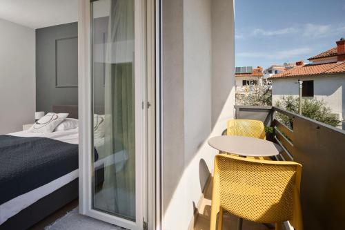Ένα ή περισσότερα κρεβάτια σε δωμάτιο στο Apartment Martello Forest View