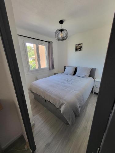 Postel nebo postele na pokoji v ubytování Appartement T2 à La Croix-Valmer