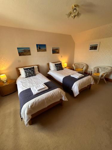 Katil atau katil-katil dalam bilik di Scourie Lodge and Gardens