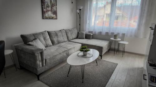 Χώρος καθιστικού στο Apartman Jovanović
