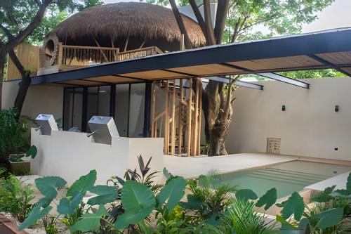 Jardin de l'établissement Increíble apartamento con terraza privada en Mérida