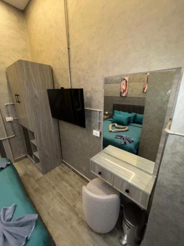 Un baño de Heritage Hostel Cairo