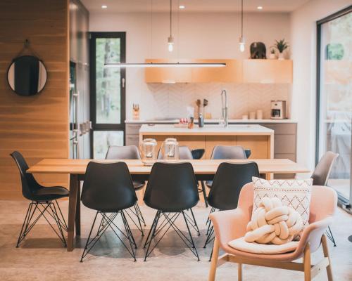 Kuchyň nebo kuchyňský kout v ubytování SpaHaus #128