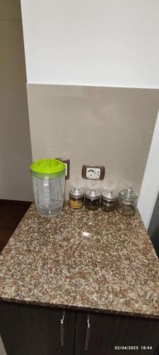 Kuchyň nebo kuchyňský kout v ubytování douha mi departamento de 3 habitaciones
