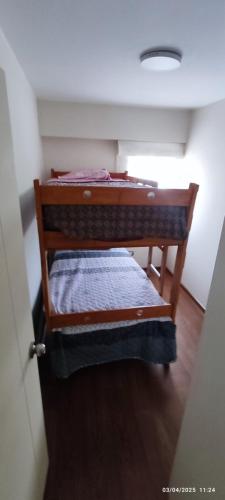 Postel nebo postele na pokoji v ubytování douha mi departamento de 3 habitaciones