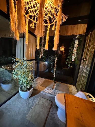 Posezení v ubytování Casa Shaddai hermoso Glampig en Pereira