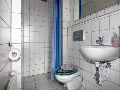 Bilik mandi di Apartment für 3 in Metelsdorf