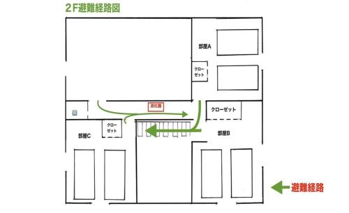すぺーす神楽の見取り図または間取り図