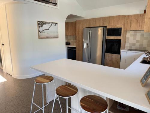 Una cocina o zona de cocina en Salt Ayres