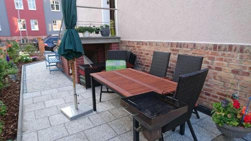 Patio nebo venkovní prostory v ubytování Barther Boddenblick