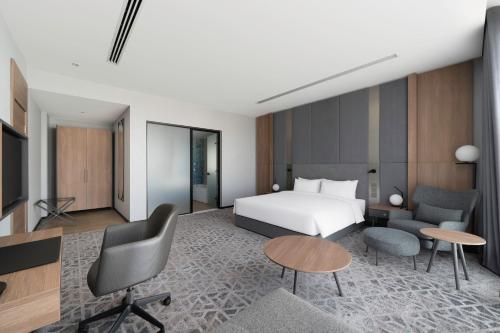 Posezení v ubytování Radisson Blu Hotel, Riyadh Al Sahafa
