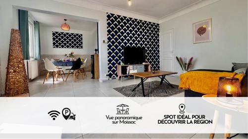 Chez Axelle - Maison T4 - Vue panoramique sur Moissac