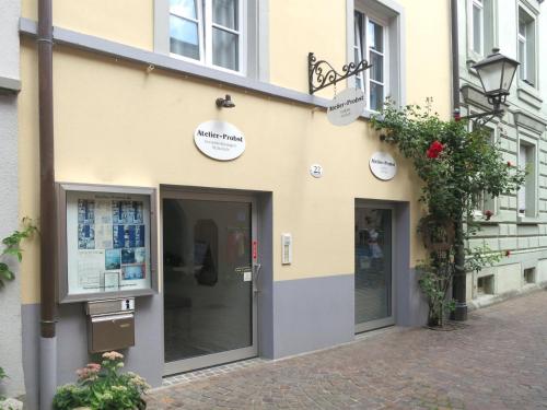 a store front of a building on a street at Atelier Probst- Salmannsweilergasse in Konstanz