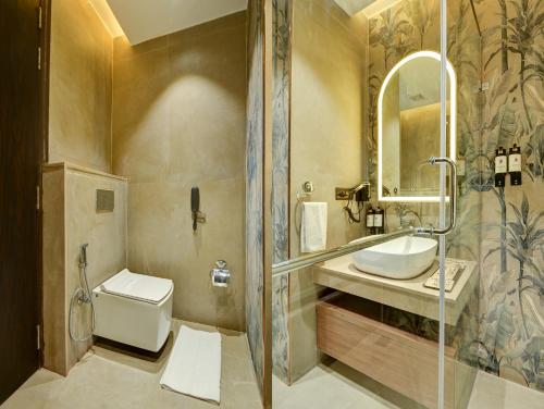 Et badeværelse på Hotel 91 City Centre