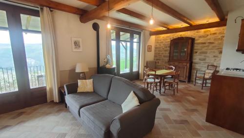Ruang duduk di Casa La Crocetta Da Marco