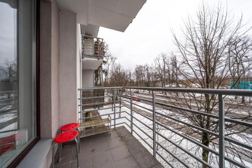 Gallery image of Modern Apartment with Balcony in Rīga