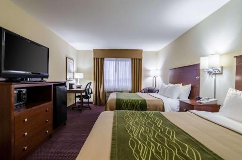 Μια τηλεόραση ή/και κέντρο ψυχαγωγίας στο Comfort Inn