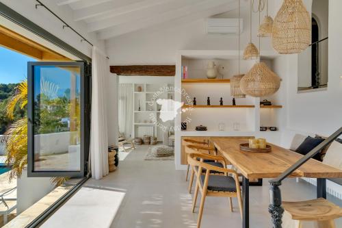 Ruang duduk di CostaBlancaDreams Casa Calmar in Benissa