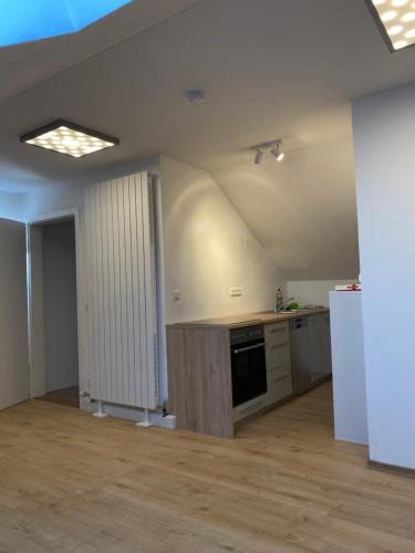 Кухня или мини-кухня в Ferienwohnung Freyung, zentral, 2 Schlafzimmer

