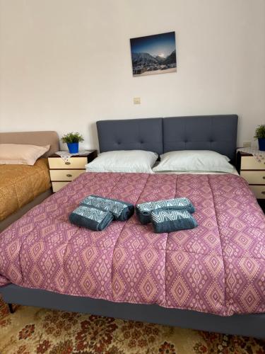 Postel nebo postele na pokoji v ubytování Aegean House