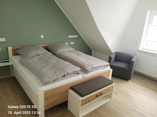 Katil atau katil-katil dalam bilik di Ferienwohnung Ortsmitte-Willingen