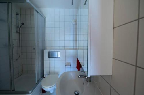 Ένα μπάνιο στο Ferienhaus-Park Brennickenswerder