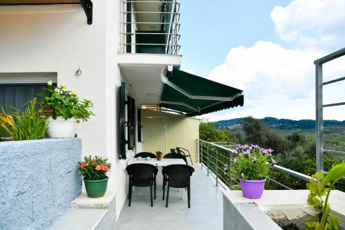 Μπαλκόνι ή βεράντα στο Green View Apartment