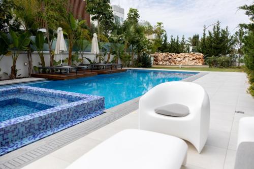 an image of a swimming pool in a hotel at Vivo Mare Beachfront Villas - Vista in Ayia Napa