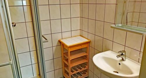 Ένα μπάνιο στο Apartment Haus Steigerbauer Top 29