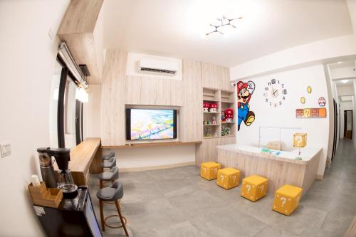Μια τηλεόραση ή/και κέντρο ψυχαγωγίας στο BAOBAO BnB