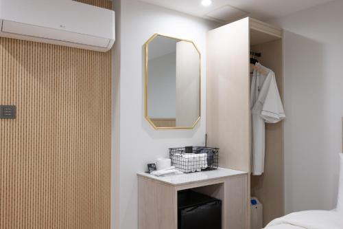 Postel nebo postele na pokoji v ubytování Hotel BELLUS