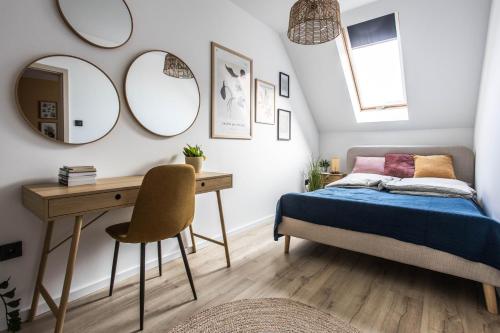 Ένα ή περισσότερα κρεβάτια σε δωμάτιο στο V10D Apartment by HBO