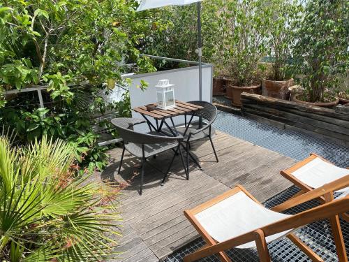 City Center, Sun, Charm with Terrace and Fireplace