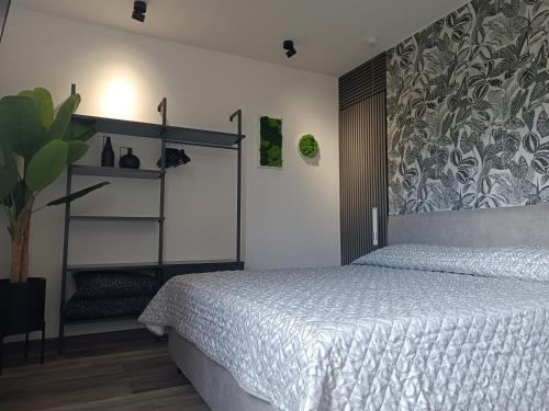 Cama o camas de una habitación en Sogno tra le Torri