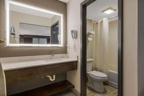 Ванная комната в Quality Inn Asheville Airport