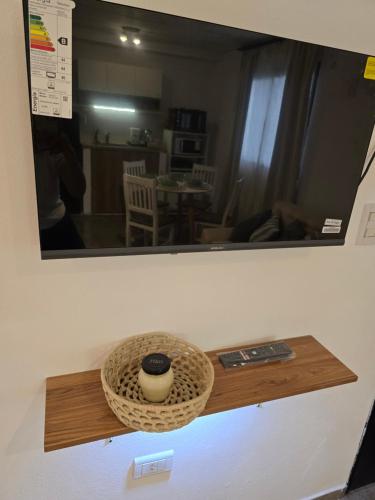 TV a/nebo společenská místnost v ubytování El Quebracho