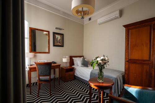 Χώρος καθιστικού στο Hotel Senacki