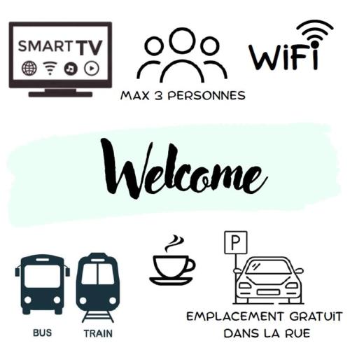 Le GM - appartement proche gare et commerces