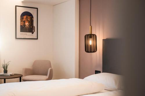 Hotel Erzherzog Johannにあるベッド