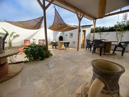 Maison pour 6 pers à 50 m de la mer