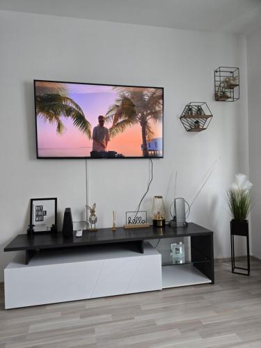 Μια τηλεόραση ή/και κέντρο ψυχαγωγίας στο Apartman Luxe Victoria